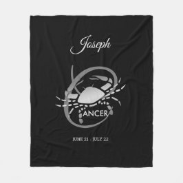 Kanker - Zodiabeteken Fleece Deken