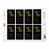 KANKER ZODIAC BIRTHDAY JEWEL Blue Opale Gold Etiket (Full Sheet)