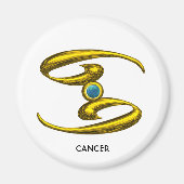 KANKER ZODIAC BIRTHDAY JEWEL MAGNEET (Voorkant)
