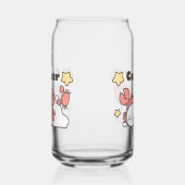 Kanker Zodiac Charm - Schattig Krab-Capped Bunny Blikvorm Glas (Links)