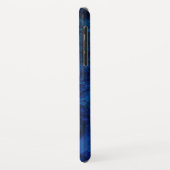 Kanker Zodiac Constellation Blue Galaxy Monogram Case-Mate iPhone Case (Achterkant/links)