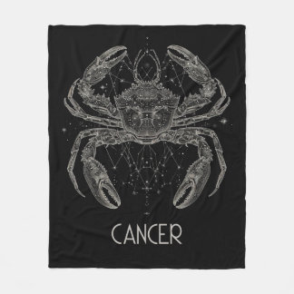 Kanker Zodiac Constellation Fleece Deken