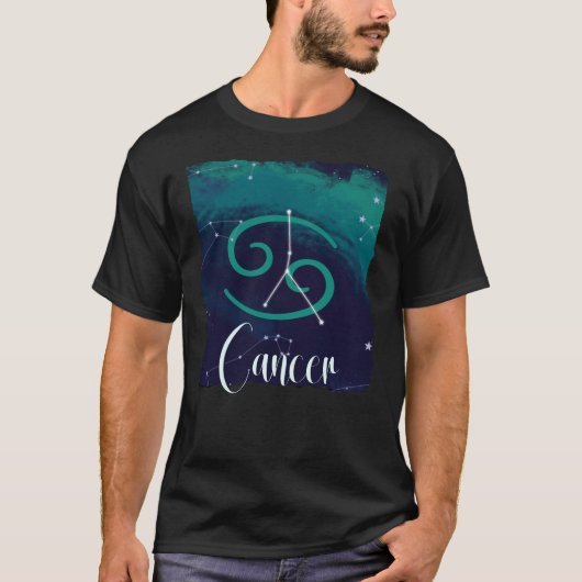 Kanker Zodiac Constellation T-shirt (Voorkant)
