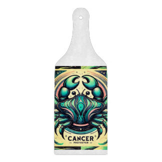 "Kanker Zodiac Crab Design Paddle Snijplank