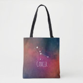 Kanker Zodiac Galaxy Tote Bag (Voorkant)