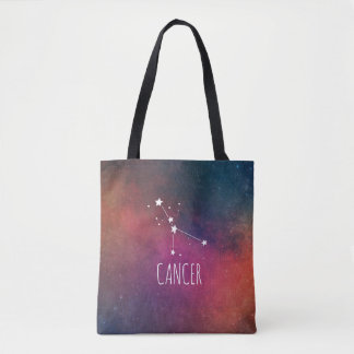 Kanker Zodiac Galaxy Tote Bag