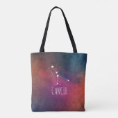Kanker Zodiac Galaxy Tote Bag (Achterkant)