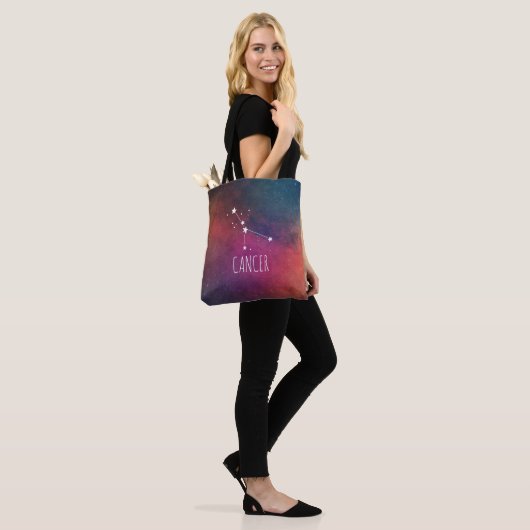 Kanker Zodiac Galaxy Tote Bag (Op model)