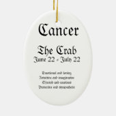 Kanker - Zodiac Girls - Ornament (Achterkant)