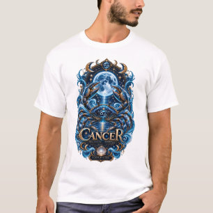 Kanker Zodiac Hemelse Krab Maans Astrologie T-shirt