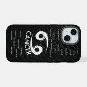 Kanker Zodiac Horoscoop Traits Guys iPhone 15 Case (Achterkant horizontaal)