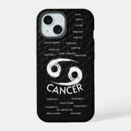 Kanker Zodiac Horoscoop Traits Guys iPhone 15 Case