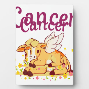 Kanker Zodiac Koe PNG, Schattigee Kanker Fotoplaat