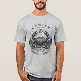 Kanker Zodiac Krab Heren T-Shirt