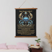 Kanker Zodiac Kunst Hangend Wandkleed (Slaapkamer)