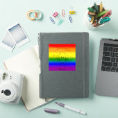 Kanker Zodiac LGBTQ Pride Rainbow Astrologie Ontwe Sticker (iPad Cover)