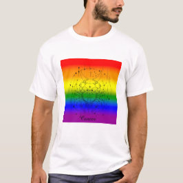 Kanker Zodiac LGBTQ Pride Rainbow Astrologie Ontwe T-shirt