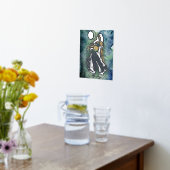 Kanker Zodiac MoonChild Goddess buikdanseres Folie Afdrukken (Laag (Keuken))