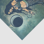 Kanker Zodiac MoonChild Goddess buikdanseres Tissuepapier (Detail)