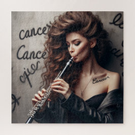 Kanker Zodiac Muzikant Klarinet Legpuzzel