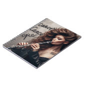 Kanker Zodiac Muzikant Klarinet Notitieboek (Linkerzijde)