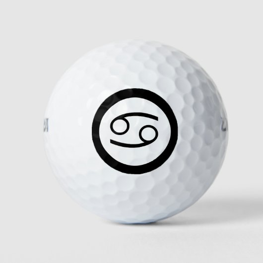 Kanker Zodiac Persoonlijke Aangepaste Golfballen (Voorkant)