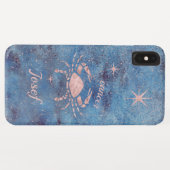 Kanker Zodiac Sign iPhone XS Max. Hoesje (Achterkant (horizontaal))