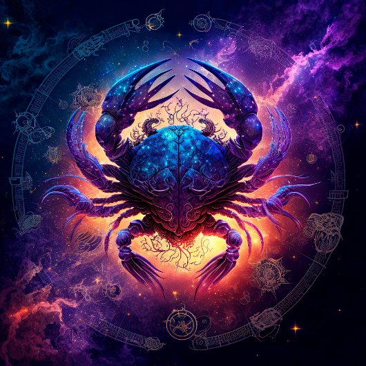 Kanker Zodiac Sign Jigzaag Puzzle Legpuzzel