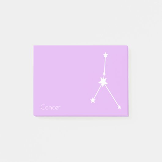 Kanker Zodiac Sterrenbeeld Post-Its Post-it® Notes (Voorkant)