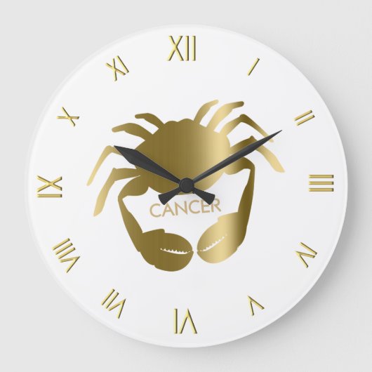 Kanker Zodiac Symbool Wandklok (Voorkant)
