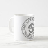 Kanker Zodiac-teken Koffiemok (Voorkant links)
