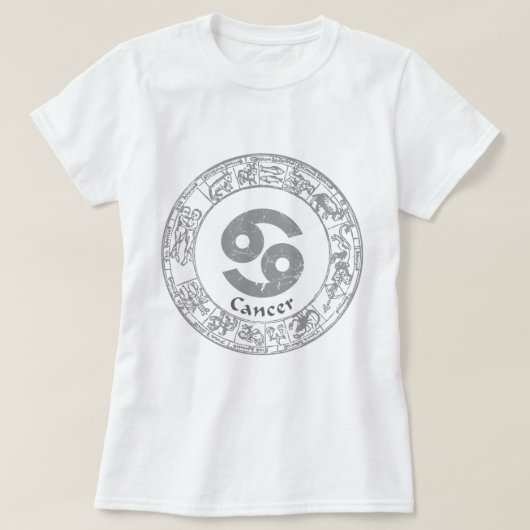 Kanker Zodiac-teken  T-shirt (Design voorkant)