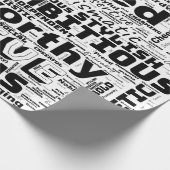 Kanker Zodiac Word Cloud Inspiratie Cadeaupapier (Hoek)