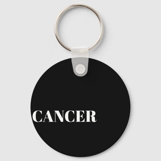 Kanker Zodiac Word Cloud Inspiratie Sleutelhanger (Achterkant)