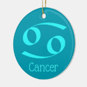 Kanker Zonneteken Dierlijk Symbool Keramisch Ornament (Links)