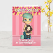 Kanker zuigt aanmoediging Kaart (Gele Bloem)