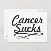 Kanker zuigt briefkaart (Voorkant / Achterkant)