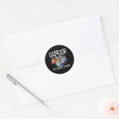 Kanker zuigt in elke kleur vecht tegen kanker ronde sticker (Envelop)
