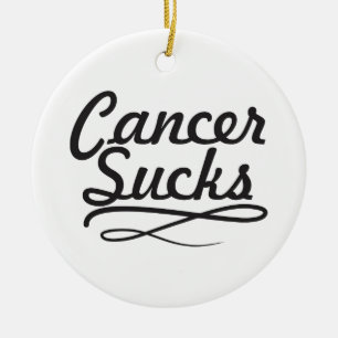 Kanker zuigt keramisch ornament