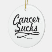 Kanker zuigt keramisch ornament (Links)