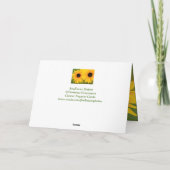 Kankeraanmoediging voor mijn zuster kaart (Achterkant)