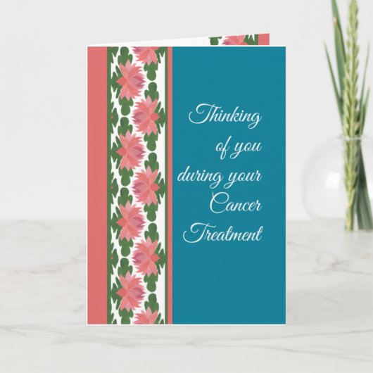 Kankerbehandeling Denken aan U, Waterlelies Kaart (Voorkant)