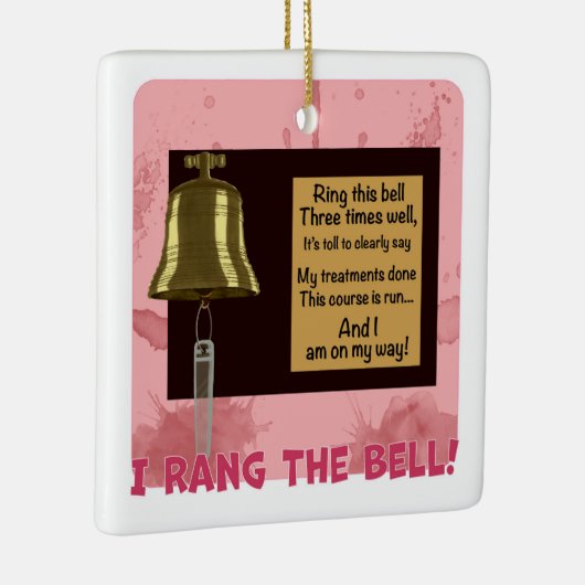 Kankerbehandeling eindigde Bell, ik belde Keramisch Ornament (Rechts)