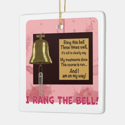 Kankerbehandeling eindigde Bell, ik belde Keramisch Ornament (Links)