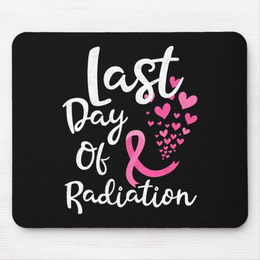 Kankerbestralingstherapie laatste dag van bestrali muismat (Voorkant)