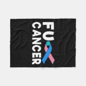 Kankerbestrijdende kanker lint 21 fleece deken (Voorkant (Horizontaal))