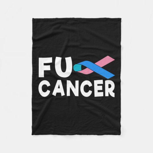 Kankerbestrijdende kanker lint 21 fleece deken (Voorkant)