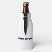 Kankerbestrijdende Motivatie fles Flesjeskoeler (Fles Achterkant)