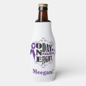 Kankerbestrijdende Motivatie fles Flesjeskoeler (Fles Voorkant)