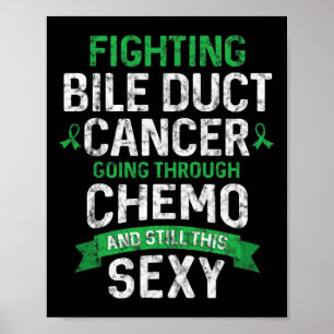 Kankerbestrijder Galblaaskanker Patiënt Chemo Ther Poster
